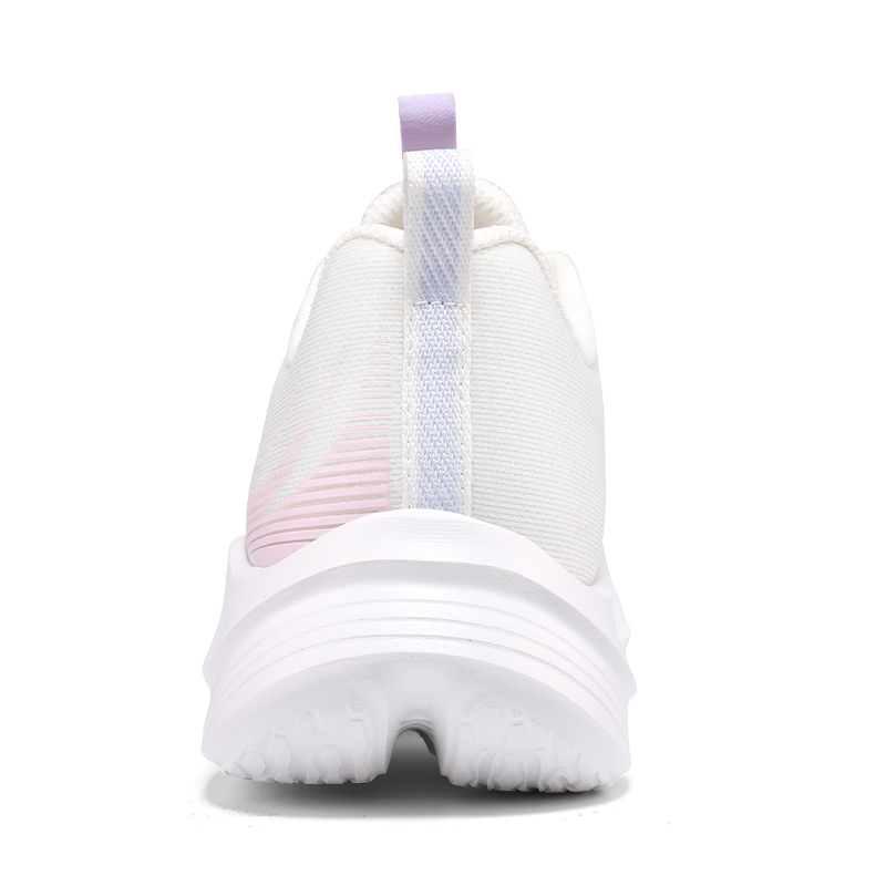 XTEP Cushioning Breathable Low top Running Shoes Women’s White Purple Pink