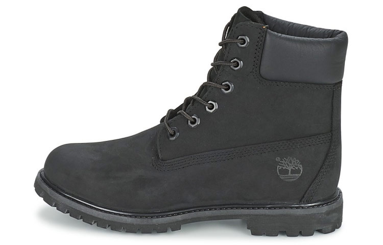 Timberland 6 Inch Lightweight, Trendy and Comfortable Short Work Boots Women's Black