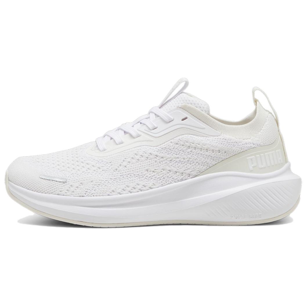 PUMA Skyrocket Light Slip Resistant And Breathable Low top Running Shoes Unisex White Gray
