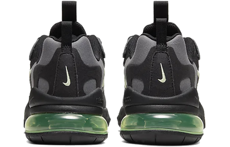 Женские кроссовки Nike Air Max 270 React (серо-зеленые) — Серыйзелёный — фото 4