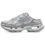 Li Ning Comfortable And Trendy Closed Toe Slippers Women's Silver Gray