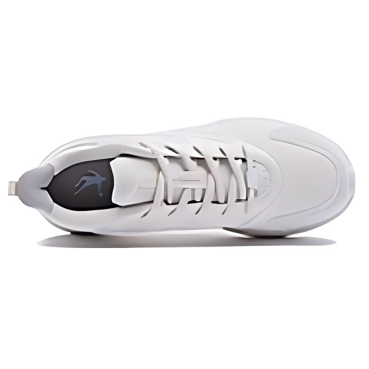 QIAODAN Slip Resistant Abrasion Resistant Slip Resistant Abrasion Resistant Low top Running Shoes Women’s White