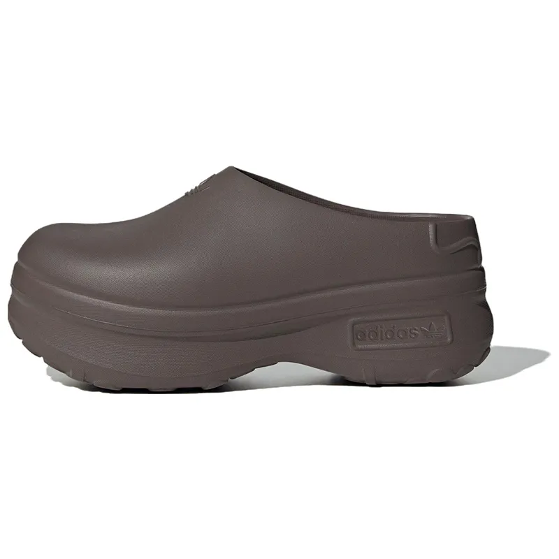 adidas originals Adilette Clog Plush Brown Women's