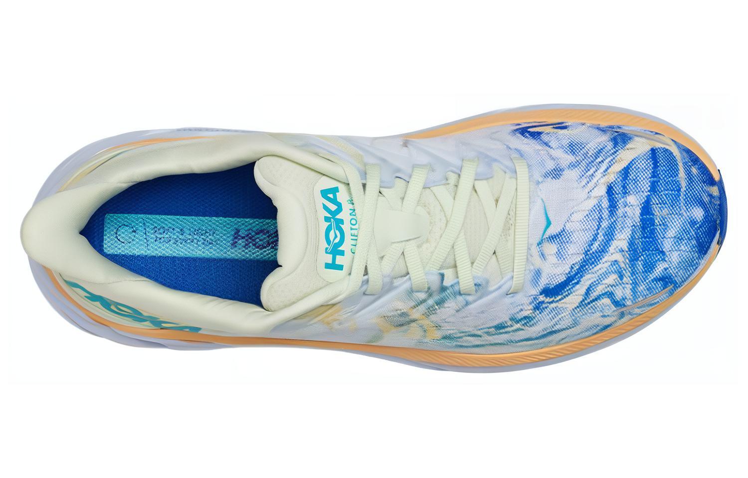 HOKA ONE ONE Clifton 8 Wide ‘White Blue’