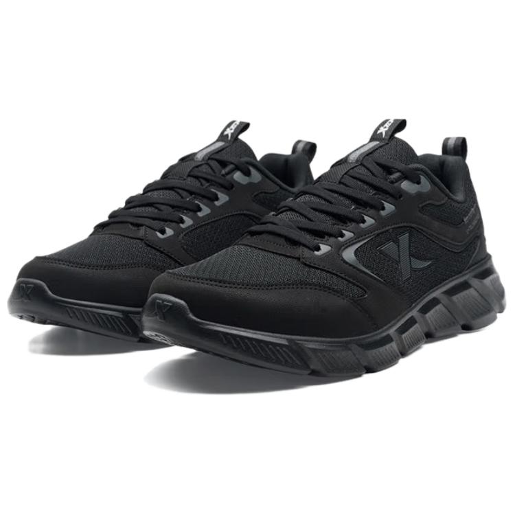 XTEP Coverage Slip Resistant Low top Casual Running Shoes Men’s Black
