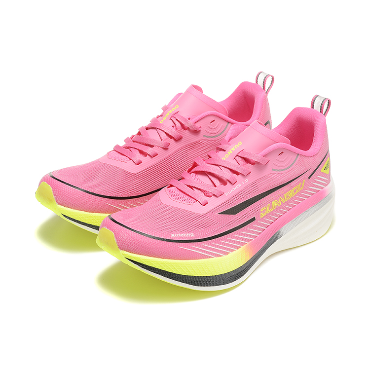 DUANGOU Cushioning Abrasion Resistant Breathable Lightweight Rebound Low top Sports Running Shoes Unisex
