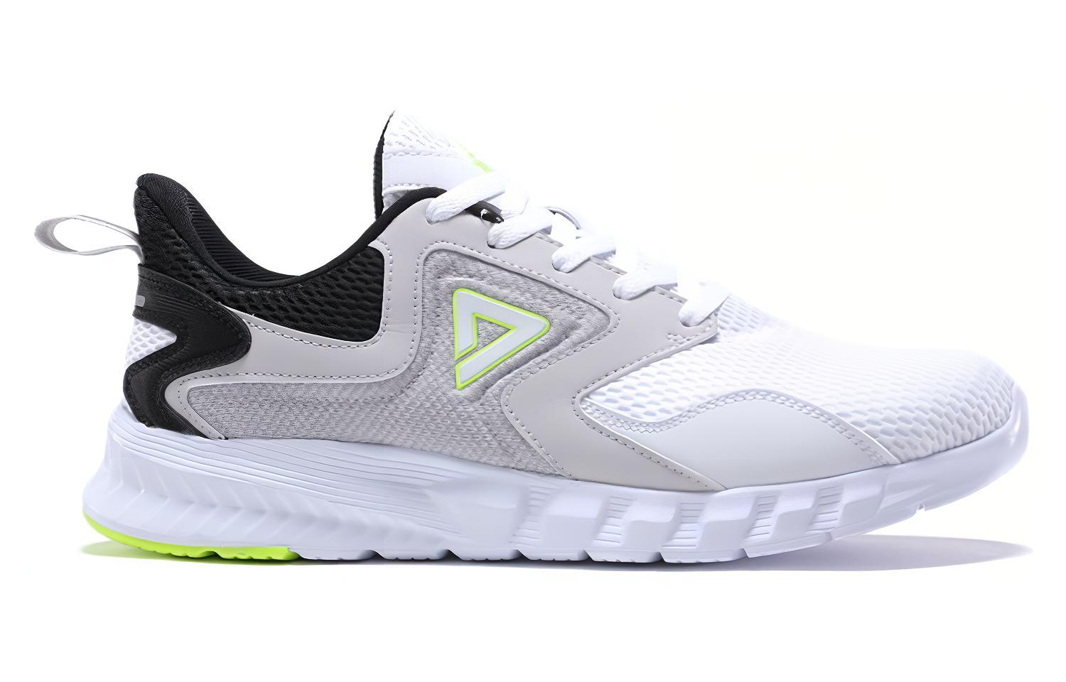 PEAK Trendy Abrasion Resistant Breathable Low top Running Shoes Men’s Light Gray