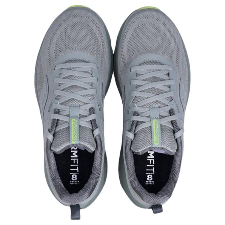 Saucony LANCER 3 Slip Resistant Abrasion Resistant Slip Resistant Abrasion Resistant Low top Running Shoes Men’s Gray