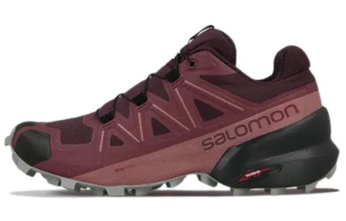 SALOMON Speedcross 5 Outdoor Shoes Women's Low Top Burgundy