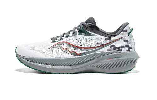 Saucony Triumph Victory 21 Low top Casual City Commuting Running Shoes Unisex Gray Green