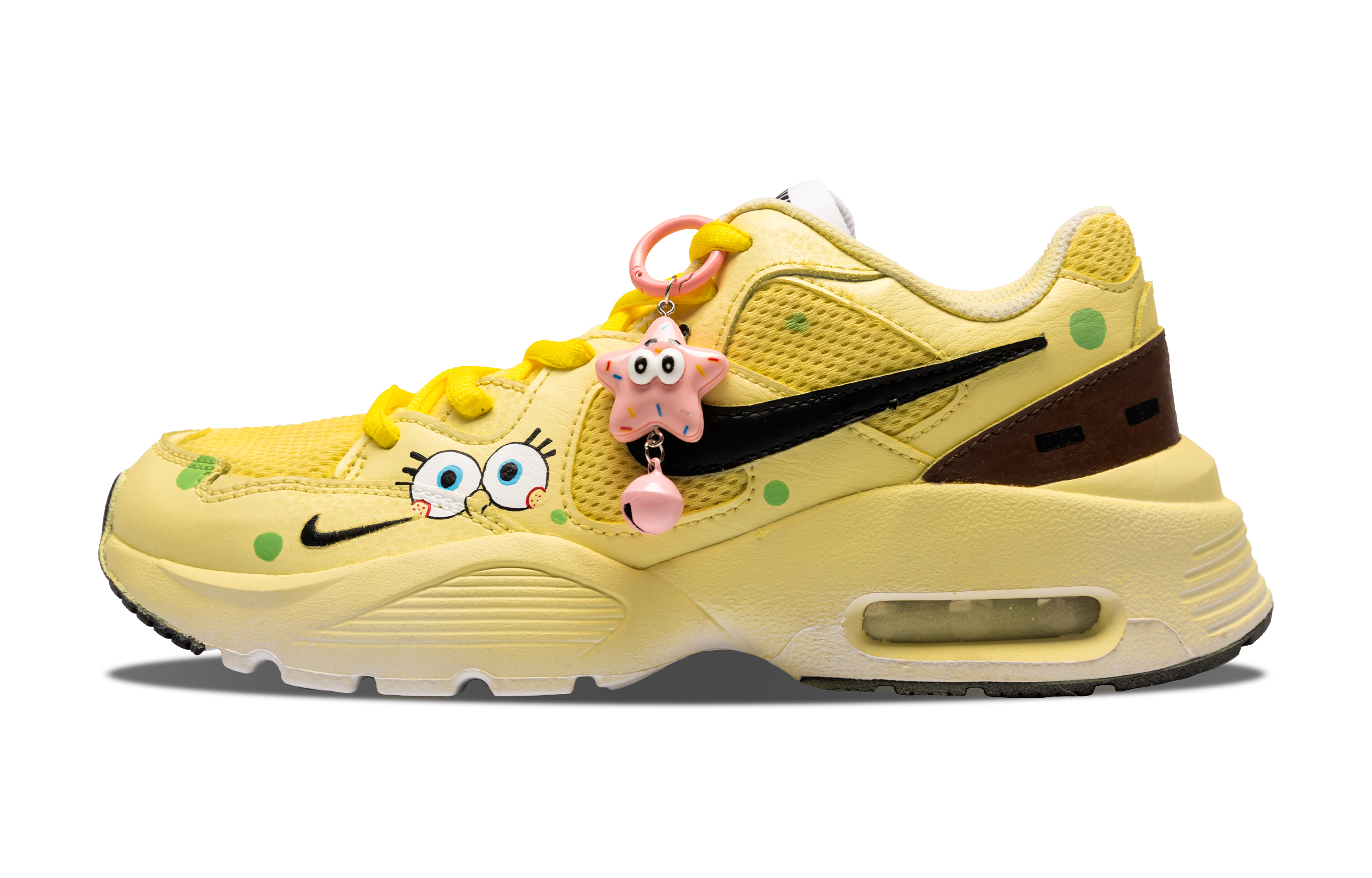 Nike Air Max Fusion Low top Casual Running Shoes Women’s Yellow