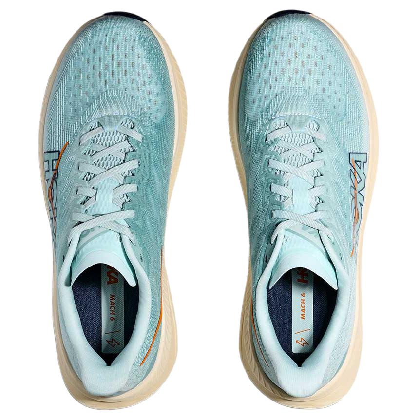 HOKA ONE ONE MACH 6 Breathable Support Running Shoes Men’s Blue
