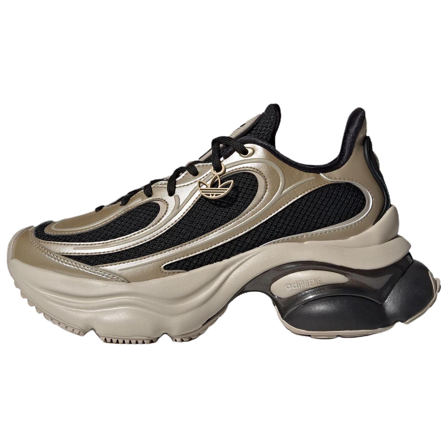 Женские кроссовки adidas Ozvenuz (черно-коричневые)