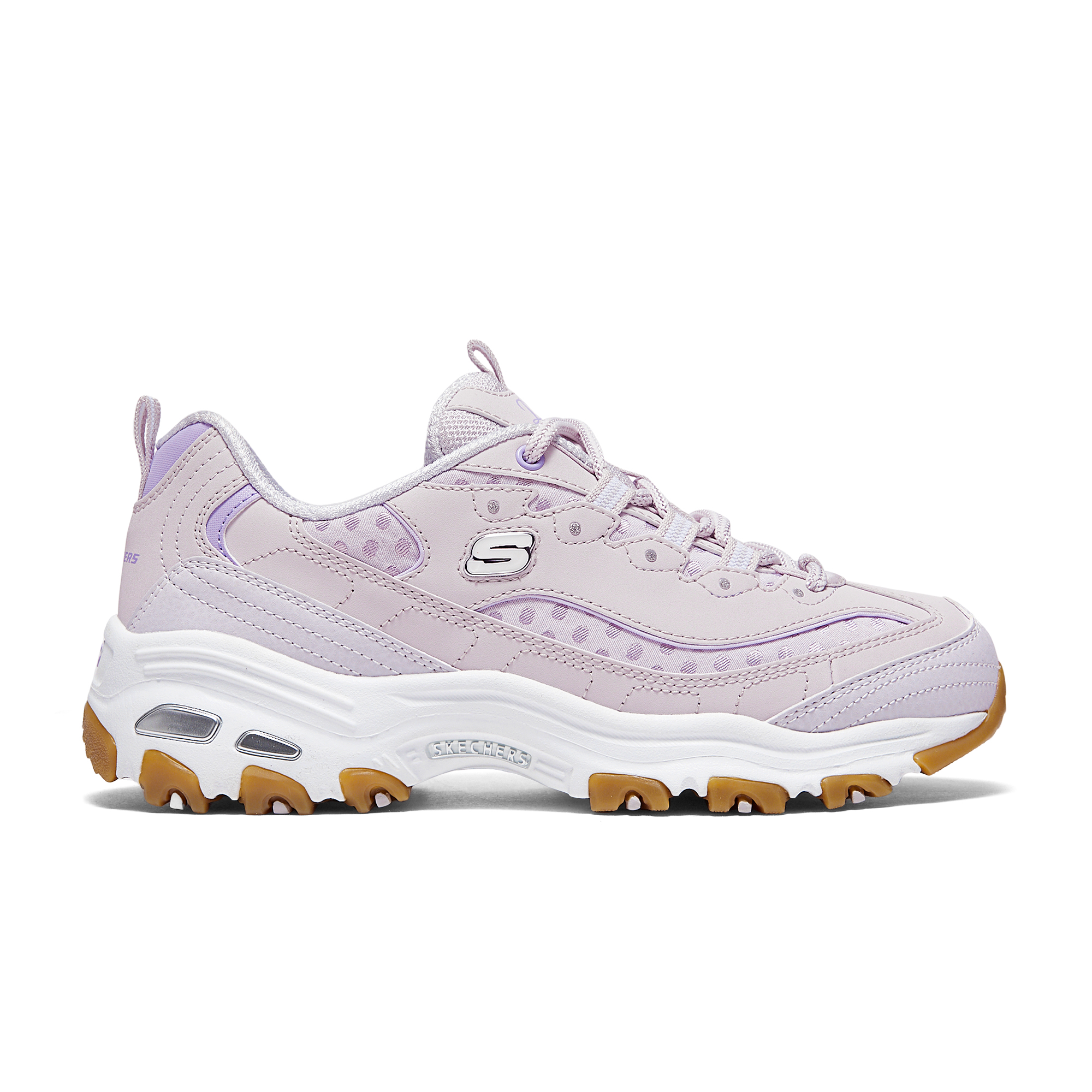 Skechers DLITES Trendy Low top Running Shoes Women’s Pink Purple