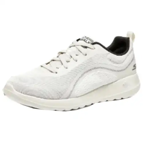 Skechers Comfortable Cushioning Slip Resistant Abrasion Resistant Breathable Low top Running Shoes Men's White