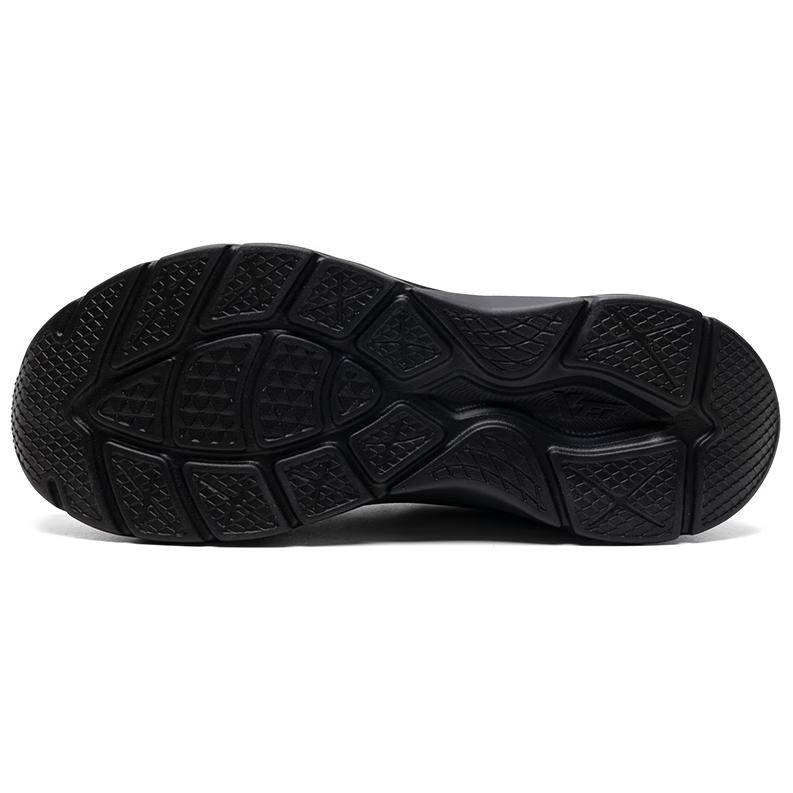 XTEP Breathable Mesh Cushioning Slip Resistant Low top Casual Running Shoes Men’s Black