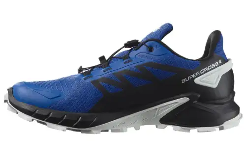 SALOMON CROSS Abrasion Resistant Cushioning Low top Running Shoes Men's Blue Black