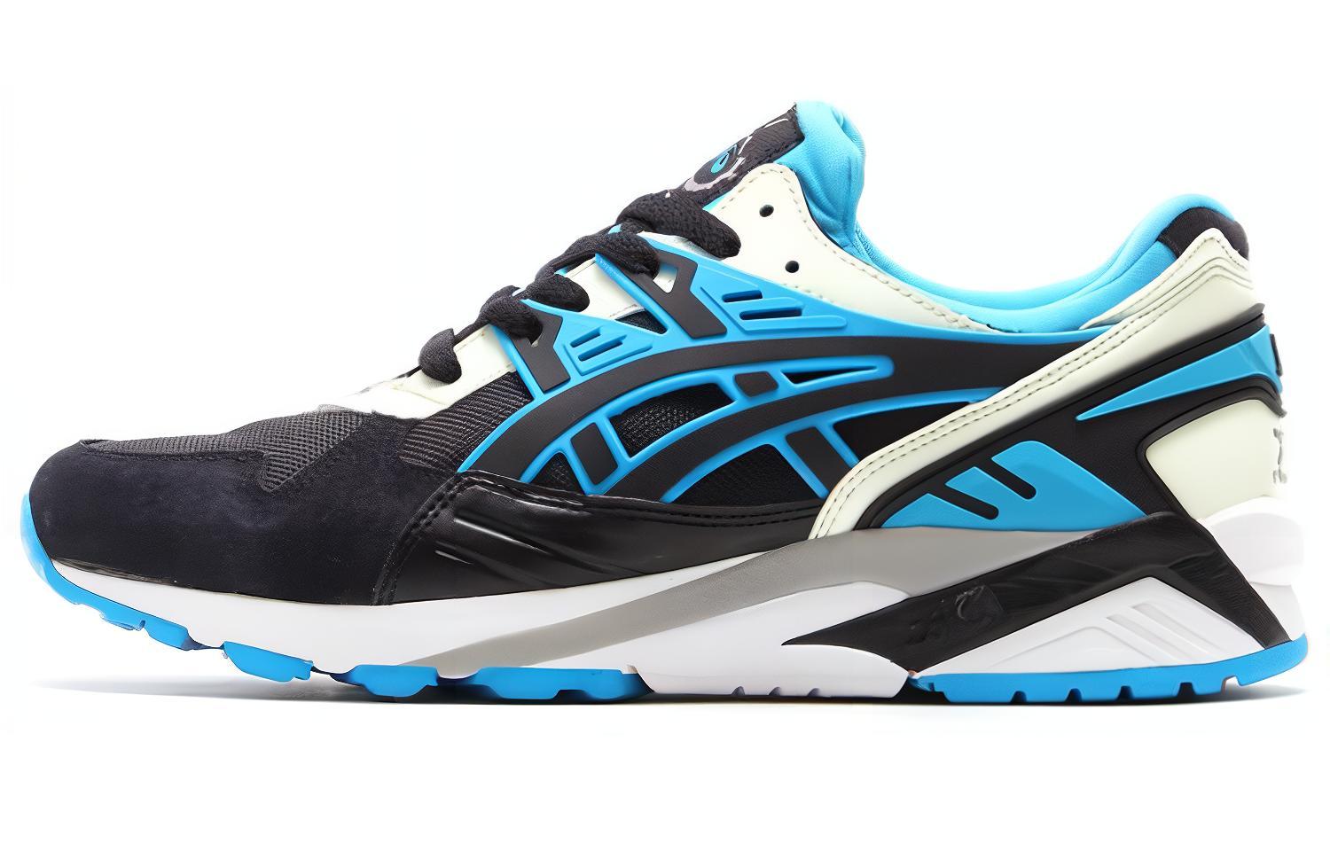 Asics Gel Kayano Trainer Abrasion Resistant Low top Running Shoes Men's Black Blue