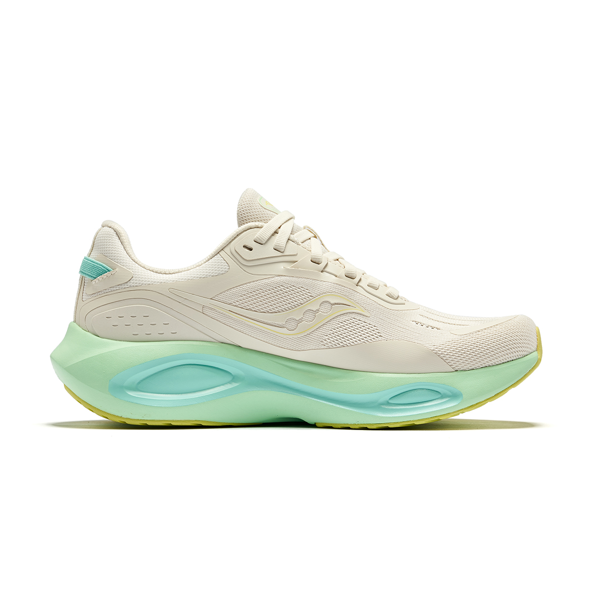 Saucony Phoenix Inferno Firebird 3 PWRVIZI High Rebound EVA Women’s Beige Green