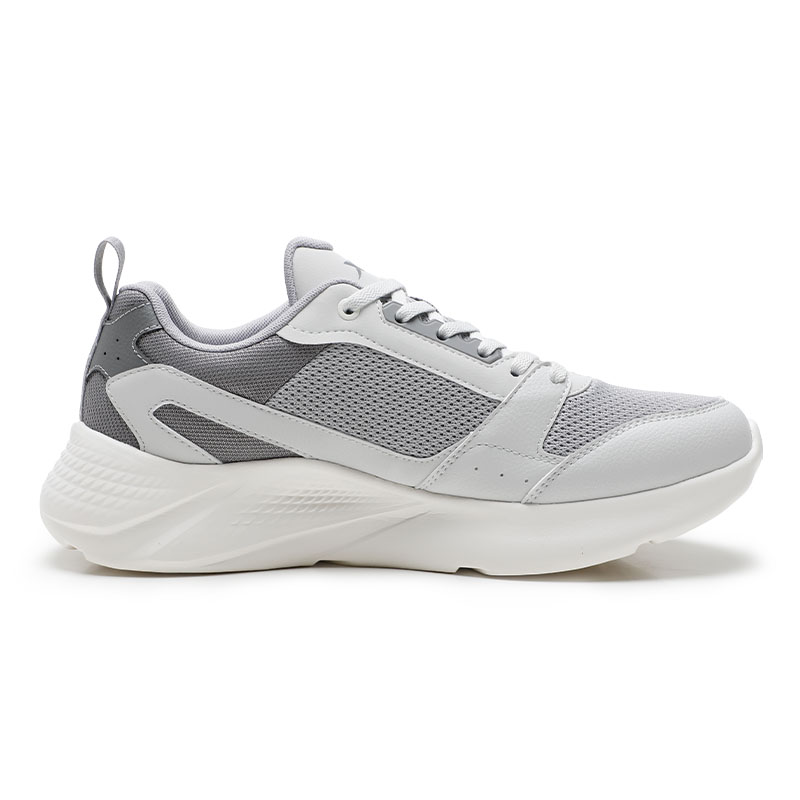 XTEP Breathable Lightweight Breathable And Lightweight Low top Casual Running Shoes Men’s Gray