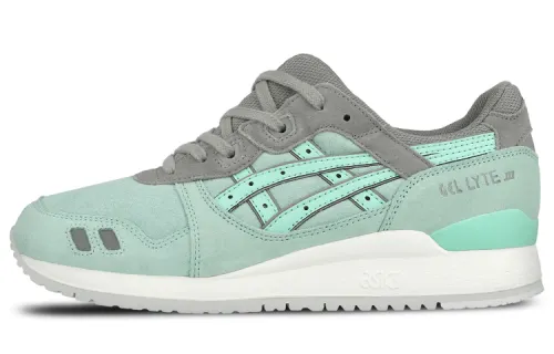 Asics Gel Lyte 3 Retro Sports Wear resistant And Lightweight Low top Running Shoes Unisex Mint Green
