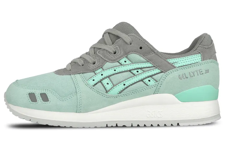 Asics Gel Lyte 3 Retro Sports Wear resistant And Lightweight Low top Running Shoes Unisex Mint Green