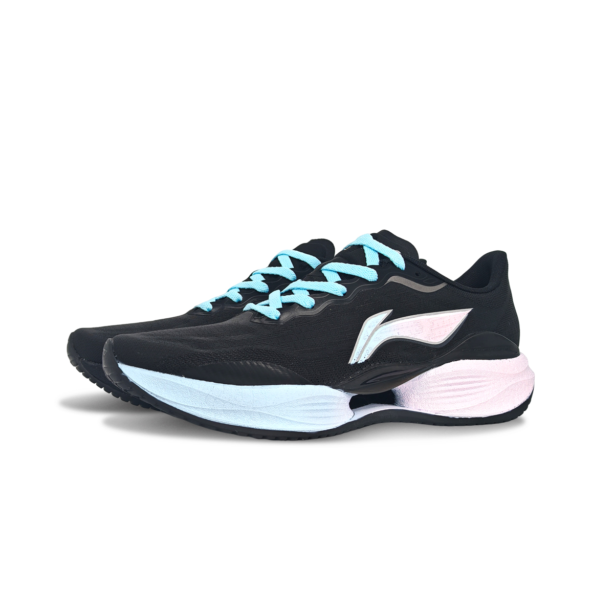 Li Ning Super Light 22 Cushioning Abrasion Resistant Breathable Low top Casual Running Shoes Unisex Black
