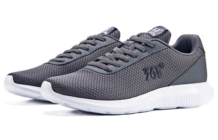 361° Breathable Cushioning Low top Running Shoes Men’s Gray White