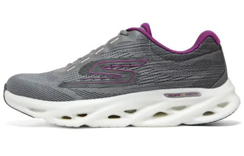 Skechers Go Run Speed Swirl Tech Comfortable Low top Running Shoes Women's Gray Purple