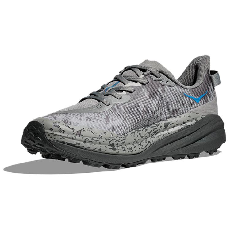 HOKA ONE ONE Speedgoat 6 Galactic Grey Hoka Blue