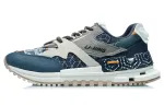 LiNing Cushioned Anti-Slip Wear-Resistant Breathable Lightweight Low-Top Running Shoes Men's Deep Prussian Blue
