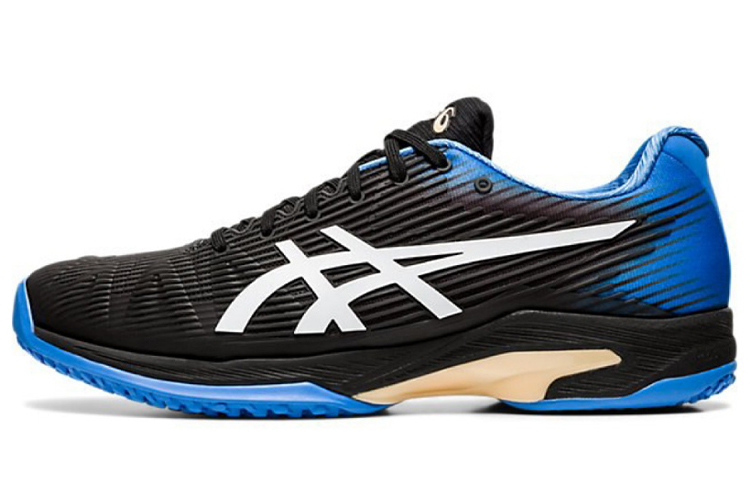 ASICS Solution Swift FF Running Shoes Men's Low Top Black/Blue