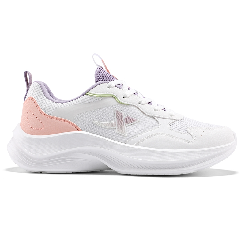XTEP Cushioning Lightweight Low top Casual Running Shoes Women’s White Purple