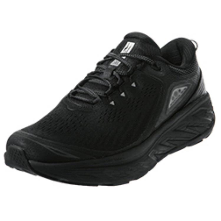 Erke Abrasion Resistant Breathable Abrasion Resistant Breathable Low top Running Shoes Men’s Black Gray