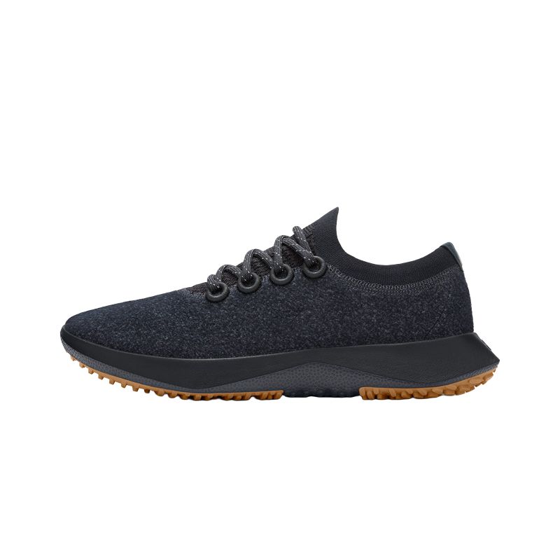 Allbirds Wool Dasher Low top Running Shoes Men’s Natural Black Khaki