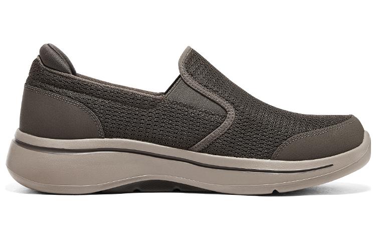 Skechers Go Walk Arch Fit Slip on Low top Running Shoes Men’s Brown