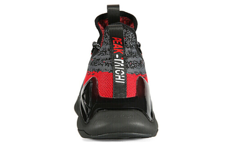 PEAK Taichi Fabric Cushioning Slip Resistant Abrasion Resistant Low top Running Shoes Unisex Black Heather Gray