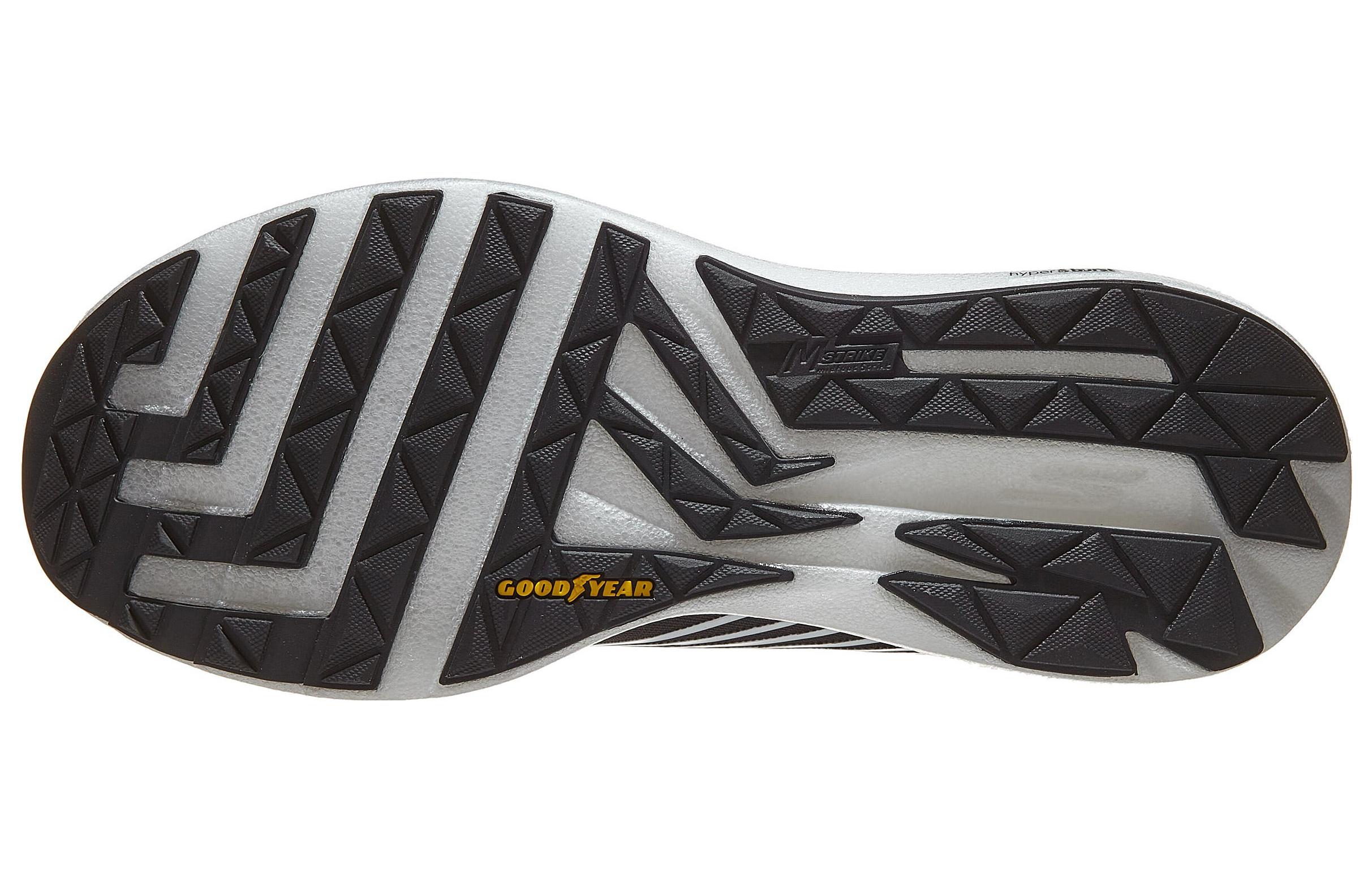 Мужские кроссовки Skechers Go Run Ride 8 (черно-белые) — Чёрный / белый — фото 5