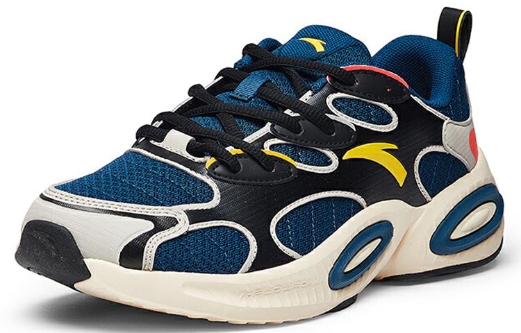 Anta Comfortable Cushioning Low top Running Shoes Men’s Blue Black