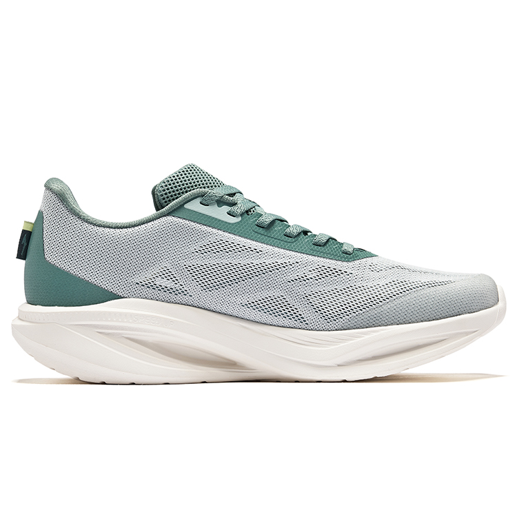 Erke Cushioning Rebound Low top City Commuting Running Shoes Men’s Light Gray Green Sage Leaf