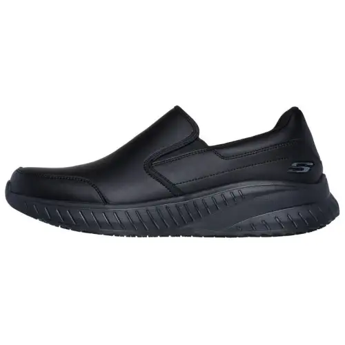 Skechers Work Loafers Low Heel Men's Black