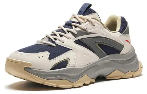 Anta Hot OG 2 Cushioning Slip Resistant Low top Chunky Sneakers Men's Gray