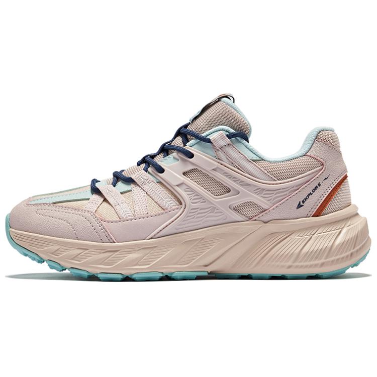 Erke Slip Resistant Abrasion Resistant Low top Casual Running Shoes Women’s Birch Wood Yam Gray