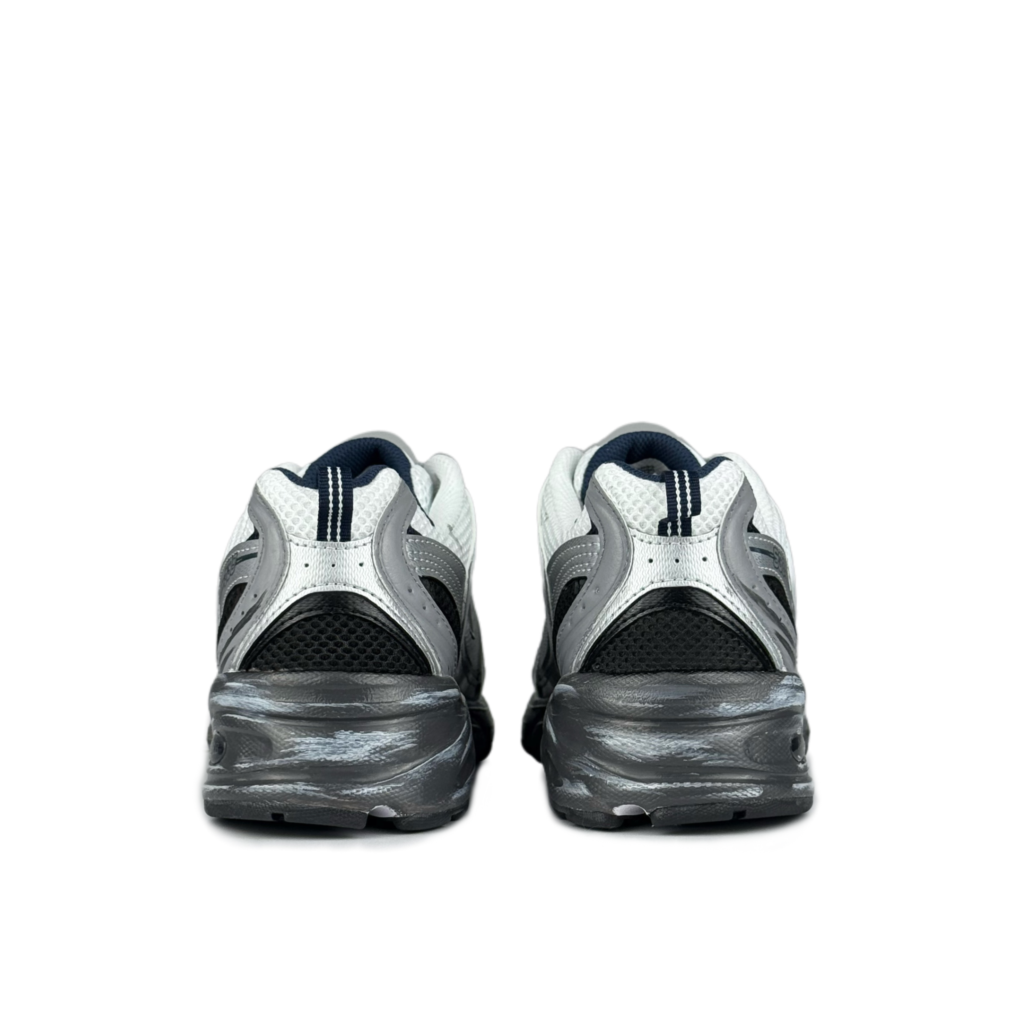 New Balance NB 530 Fabric Abrasion Resistant Low top Casual Running Shoes Unisex White Gray