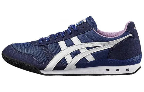 Onitsuka Tiger Ultimate 81 Abrasion Resistant Low top Running Shoes Unisex Blue Purple