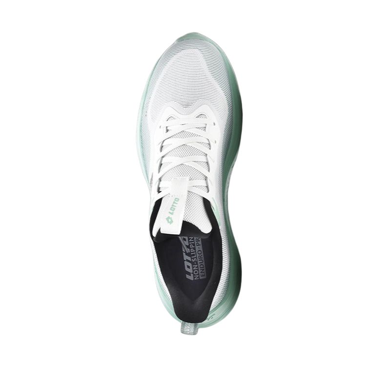 LOTTO Slip Resistant And Breathable Low top Casual Running Shoes Men’s White Cyan
