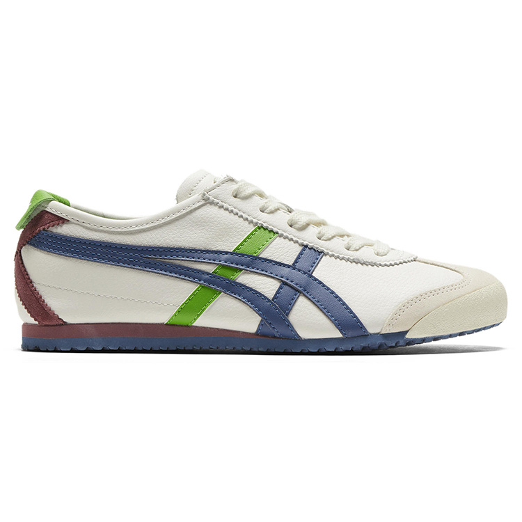 Onitsuka Tiger MEXICO 66 Slip Resistant And Breathable Low top Running Shoes Unisex Ecru
