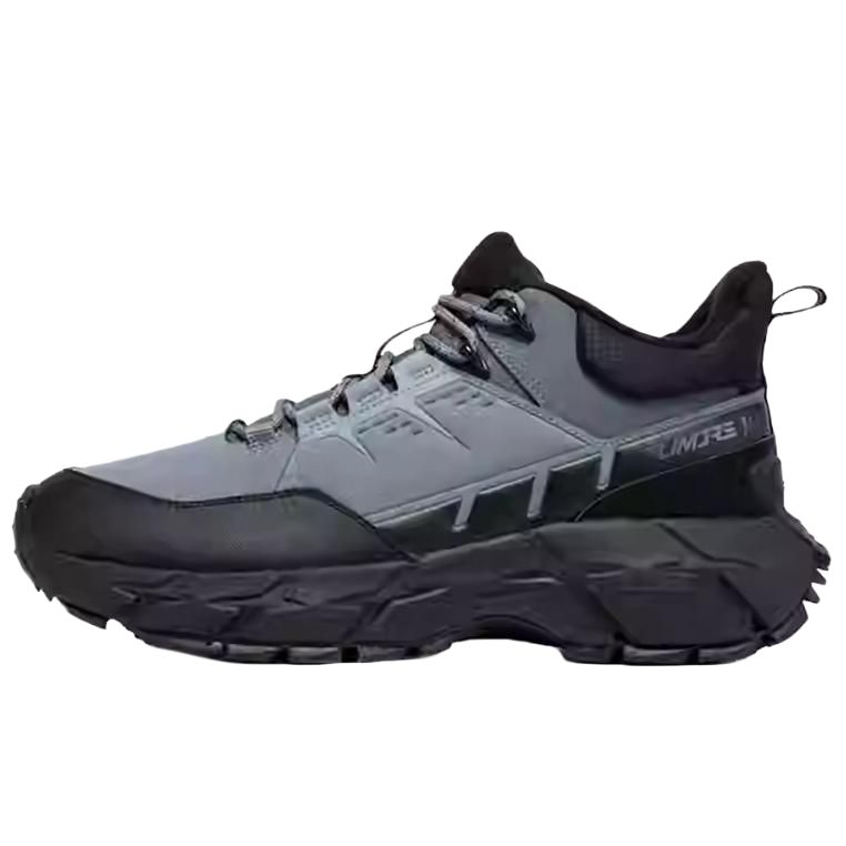 361° Fleece Lined Casual Abrasion Resistant Thermal Low top Outdoor Shoes Men’s Gray Black
