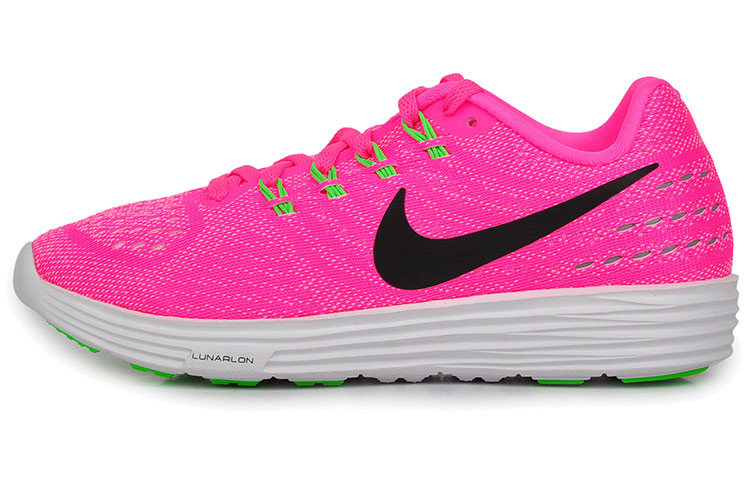 Женские кроссовки Nike LunarTempo 2 (розовый) — Розовый / зелёный — фото 1