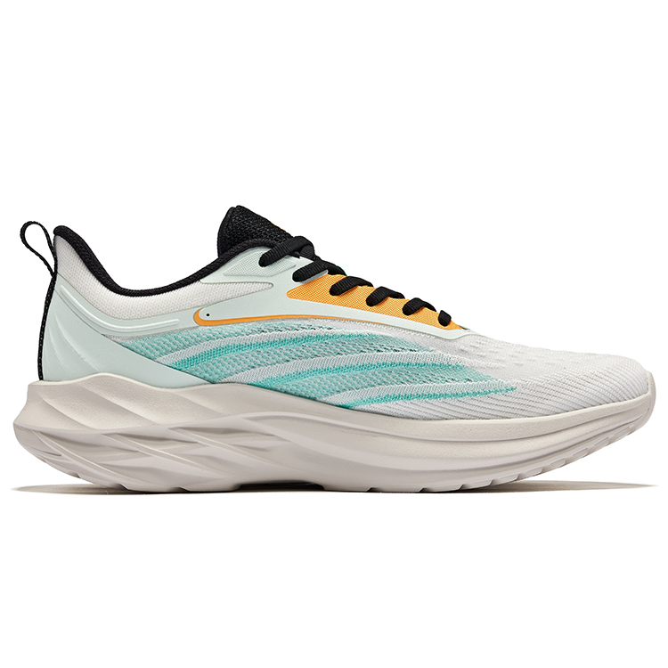 Erke Cushioning Rebound Lightweight Breathable Low top Running Shoes Men’s Microcrystal White Jade Green